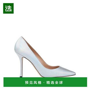 1h可退 香港直邮Sergio Rossi 塞乔·罗西 女士 浅口鞋 grey灰色