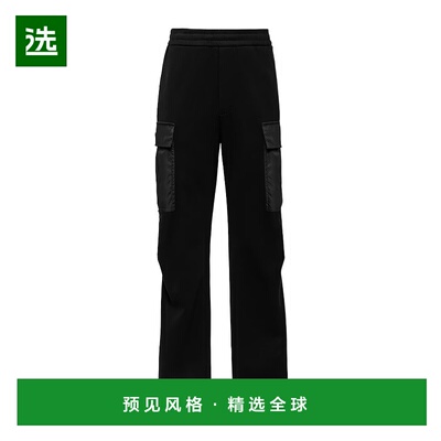 香港直邮Prada 抓绒工装休闲裤 UJP22811JESOOO卫裤阔腿裤