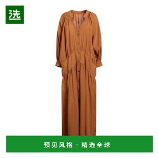 香港直邮Fortela 女士 衬衫式连衣裙 brown棕色 舒适时尚