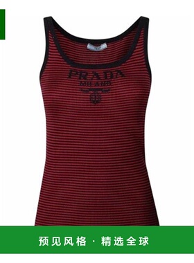 香港直邮PRADA 女士背心吊带 P29A1O19BVSWMOF059F SS2026 深棕色