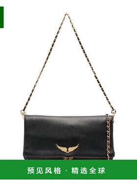 香港直邮ZADIG & VOLTAIRE 女士单肩包 LWBA0000146222008NOIRGOL