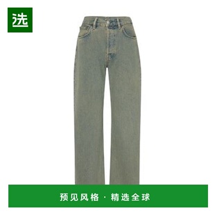 欧洲直邮ACNE STUDIO 宽松牛仔裤 2021F口袋直筒裤