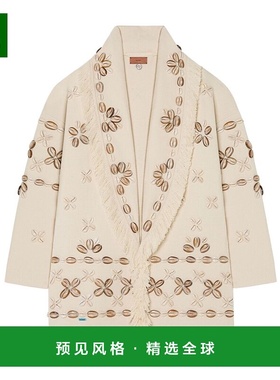 香港直邮Alanui 贝壳装饰长袖开衫 LWHB064R25KNI00E