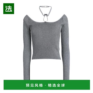 1h可退 【美国直邮】gcds女士毛衣 长袖圆领针织连帽女装流行穿搭