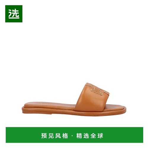 香港直邮Tory Burch 徽标平底凉拖 79985拖鞋凉鞋凉拖鞋