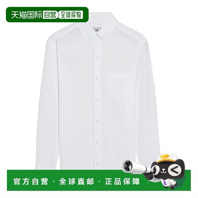 1h可退 香港直邮Dunhill 登喜路 男士 纯色衬衫 white白色 舒适时