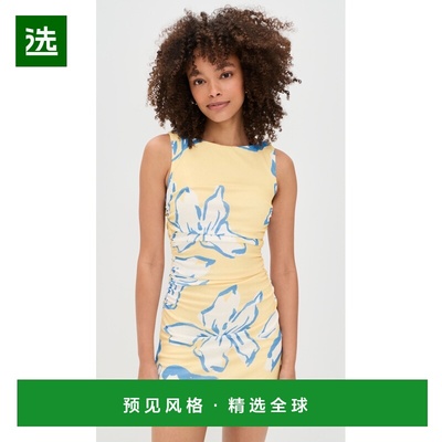 1h可退 香港直邮Minkpink 女士 Esme 褶皱网纱迷你连衣裙