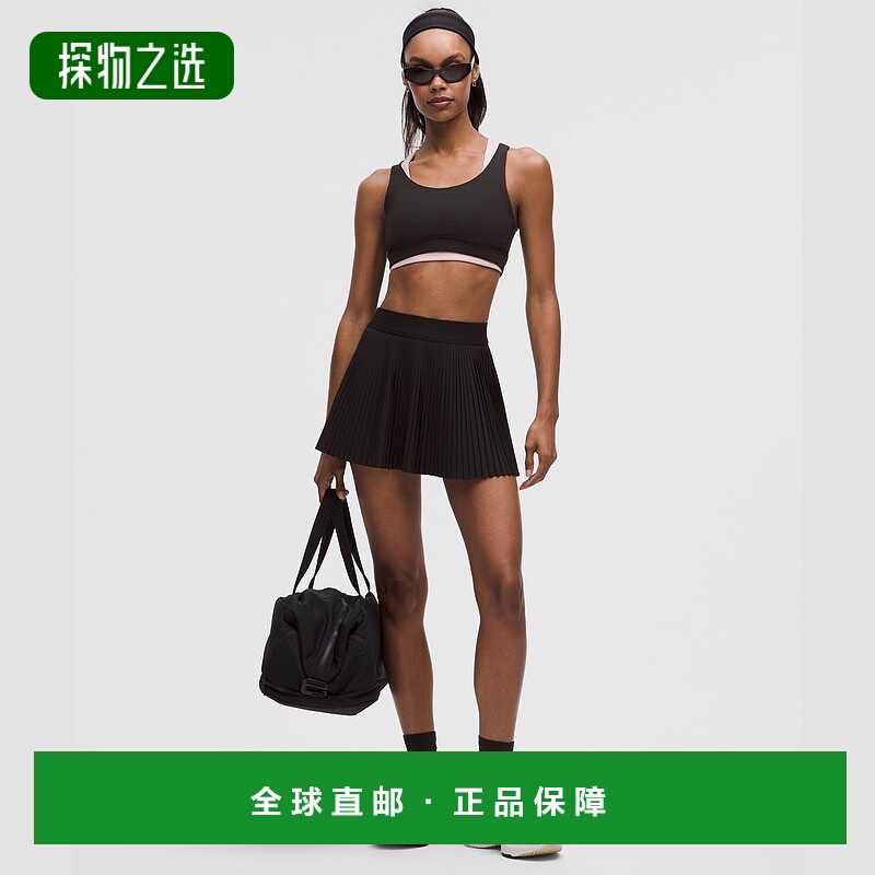 1h可退 欧洲直邮LULULEMON露露乐檬 高腰褶皱Varsity网球裙