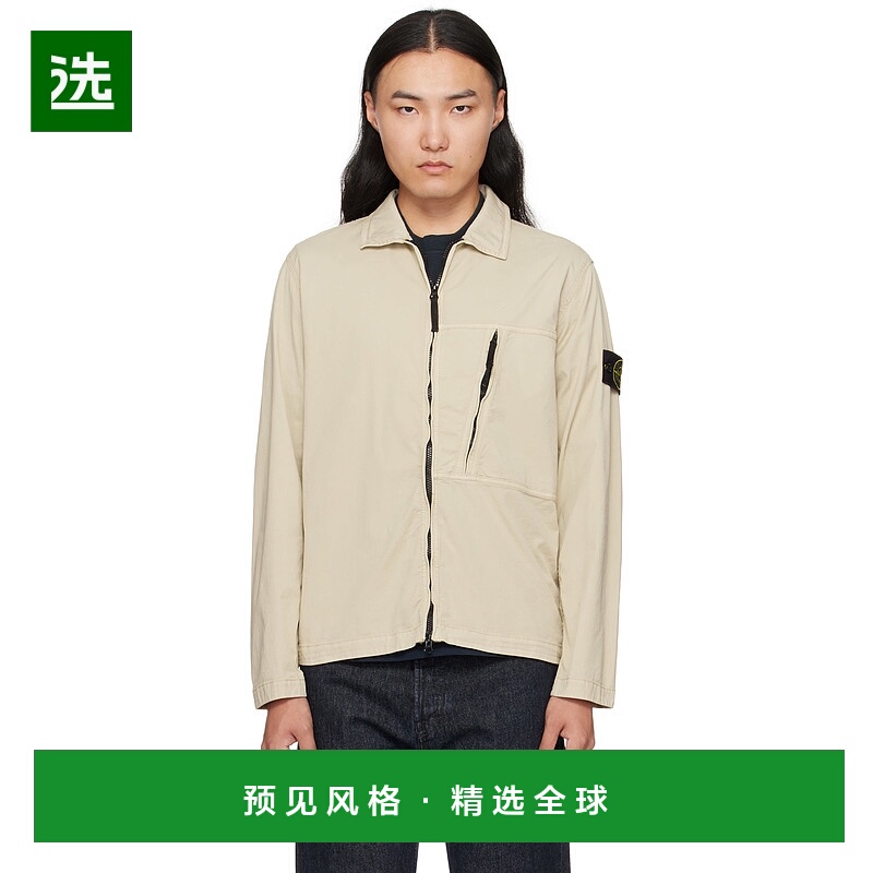 香港直邮Stone Island 石头岛 男士 驼色 1200003 Supima Cotton