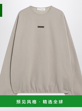 香港直邮Essentials 男士 Greige 磨毛棉质运动衫 192SP256541FTI