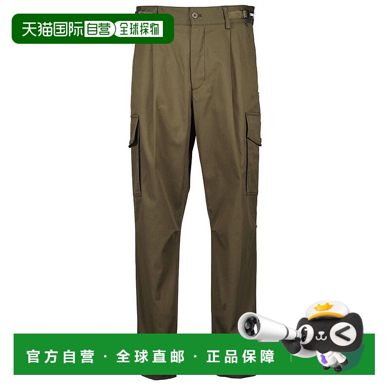 1h可退 香港直邮Moncler 盟可睐 男士 華達呢工裝褲 K20912A00026