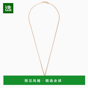 1h可退 香港直邮Emanuele Bicocchi 男士 玫瑰骷髅头镀金银色项链