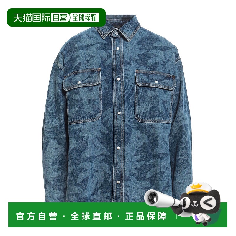 1h可退 香港直邮Palm Angels 棕榈天使 男士 牛仔布夹克