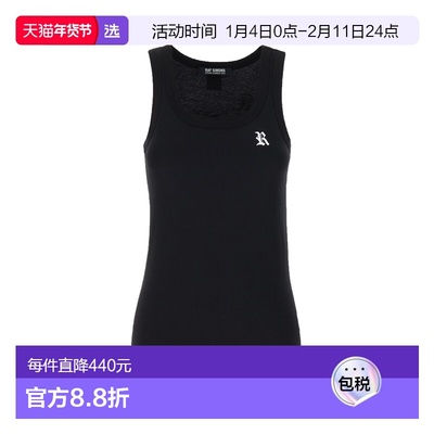 1h可退 香港直邮Raf Simons 拉夫·西蒙 女士 黑色棉质上衣 231W1