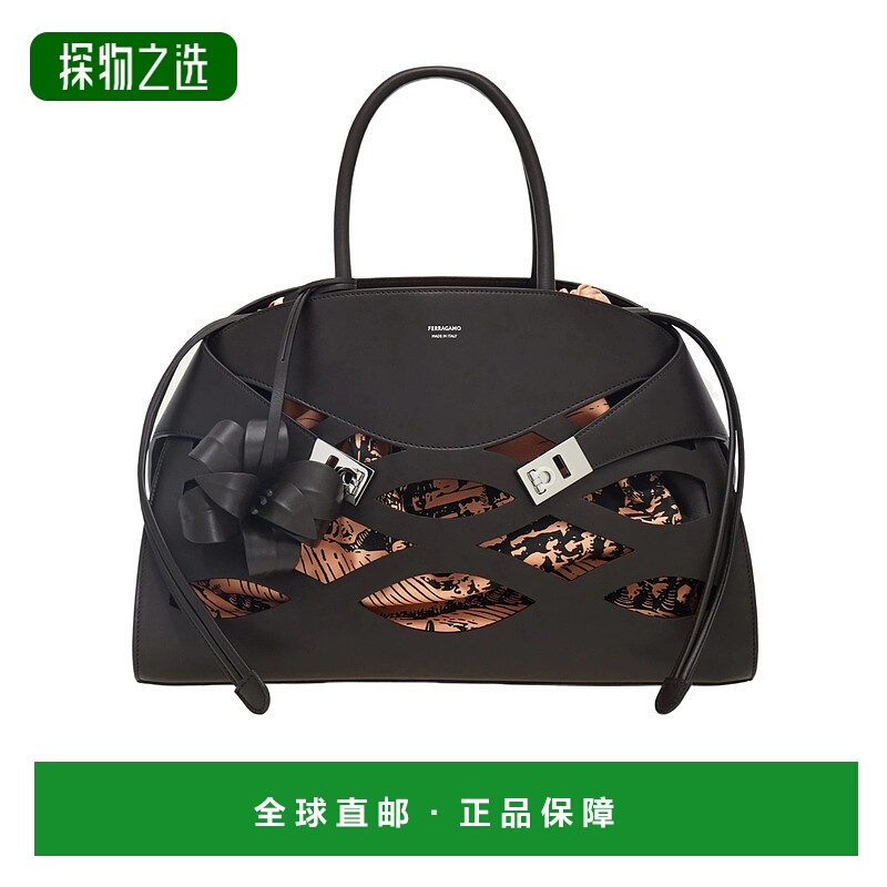 香港直邮Salvatore Ferragamo Hug 手提包 21A418