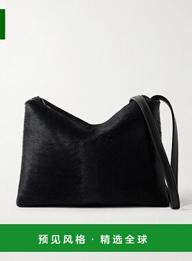 1h可退 香港直邮KHAITE 女士 拉链单肩包 H4010760 black黑色 舒