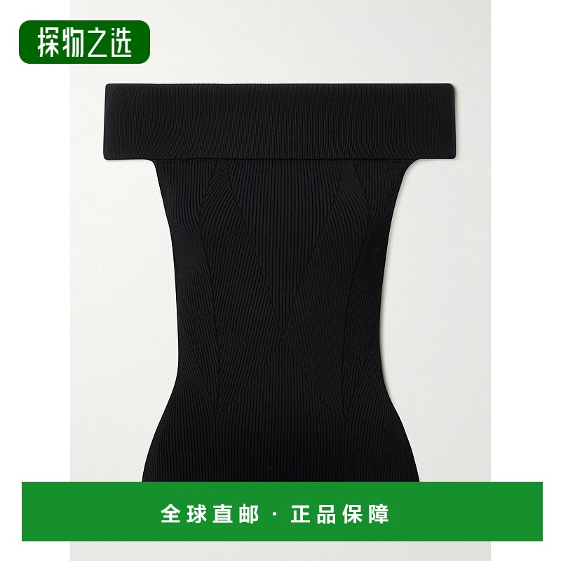 香港直邮Givenchy 纪梵希 女士 露肩拼接罗纹针织上衣 BW61FY4ZR2