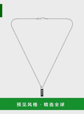 欧洲直邮HUGO BOSS雨果BOSS ORANGE带徽标牌的项链吊坠