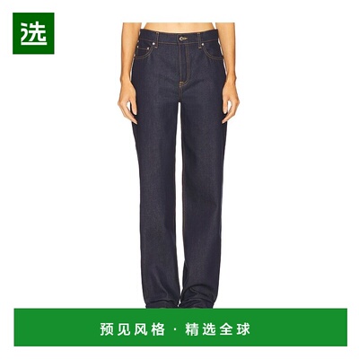 1h可退 香港直邮GRLFRND 女士 Bella 低腰男友风牛仔长裤 GFJ1000
