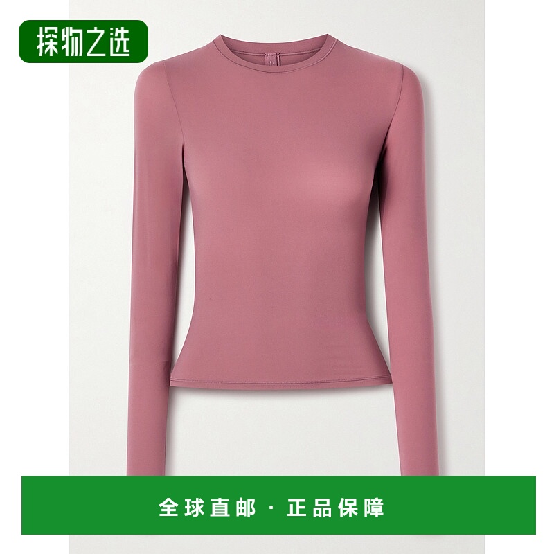 香港直邮SKIMS 女士 Fits Everybody - Beet 长袖T恤 TPLST9049BE