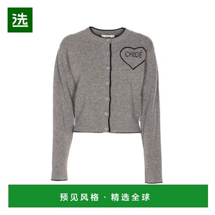 香港直邮CHLOÉ 女士针织衫 26SMC08710012 CO 灰色 Chloé Sweate