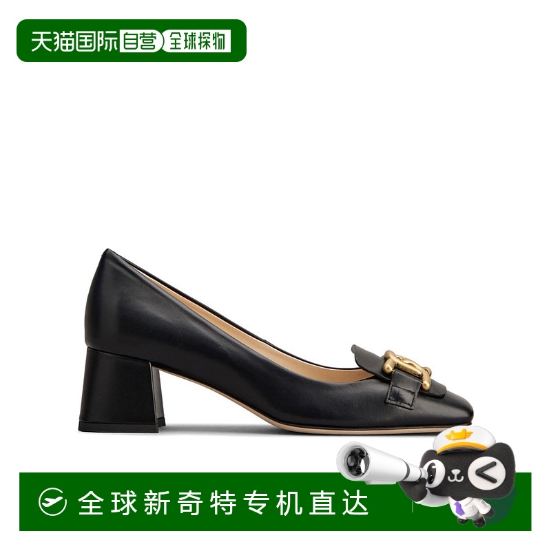 香港直邮Tod's 方头高跟鞋 XXW96K0IB8000N脚蹬一脚蹬粗跟