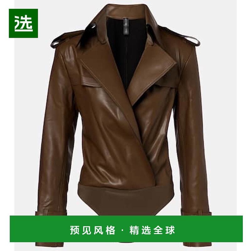 香港直邮NORMA KAMALI 诺玛·卡玛丽 女士 双排扣连体衣