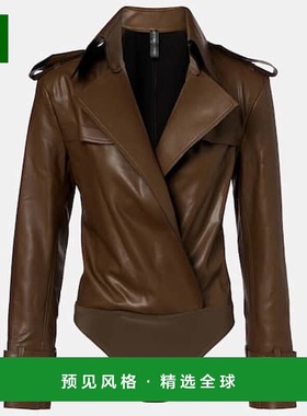 1h可退 香港直邮NORMA KAMALI 诺玛·卡玛丽 女士 双排扣连体衣