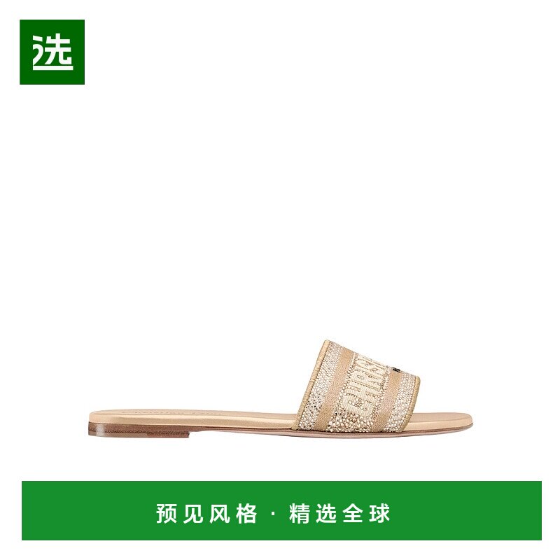香港直邮Dior logo标识平底凉拖凉鞋拖鞋 DIO9G5N8