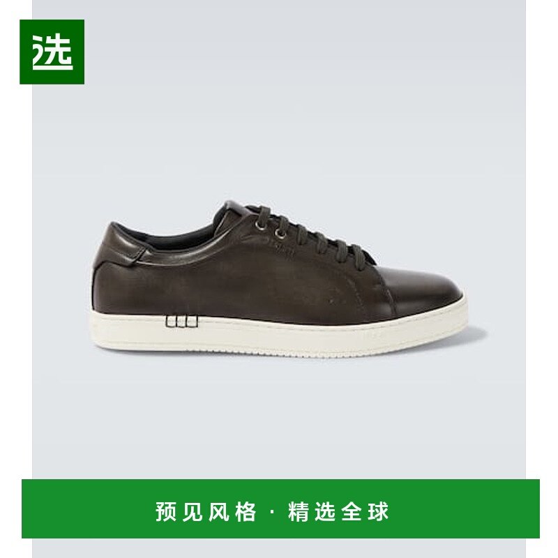 1h可退 香港直邮Berluti 伯尔鲁帝 男士 Venezia 皮质运动鞋男鞋