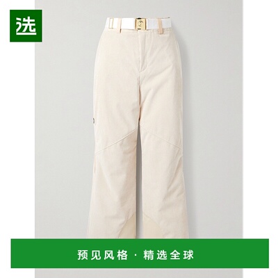 1h可退 香港直邮bogner 博格纳 女士 Belted panelled corduroy,