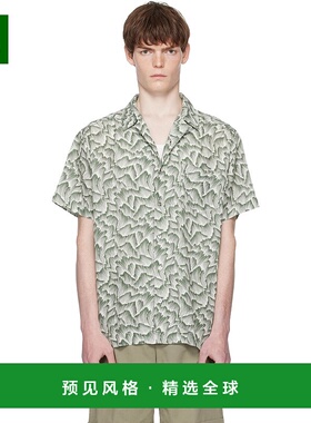 1h可退 香港直邮A.P.C. 男士 绿色 Roy 衬衫 VIALXH12608亚麻