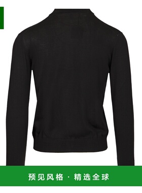 香港直邮TAGLIATORE 男士针织衫 CAGE099 SS2025 黑色 MAGLIA ZIP
