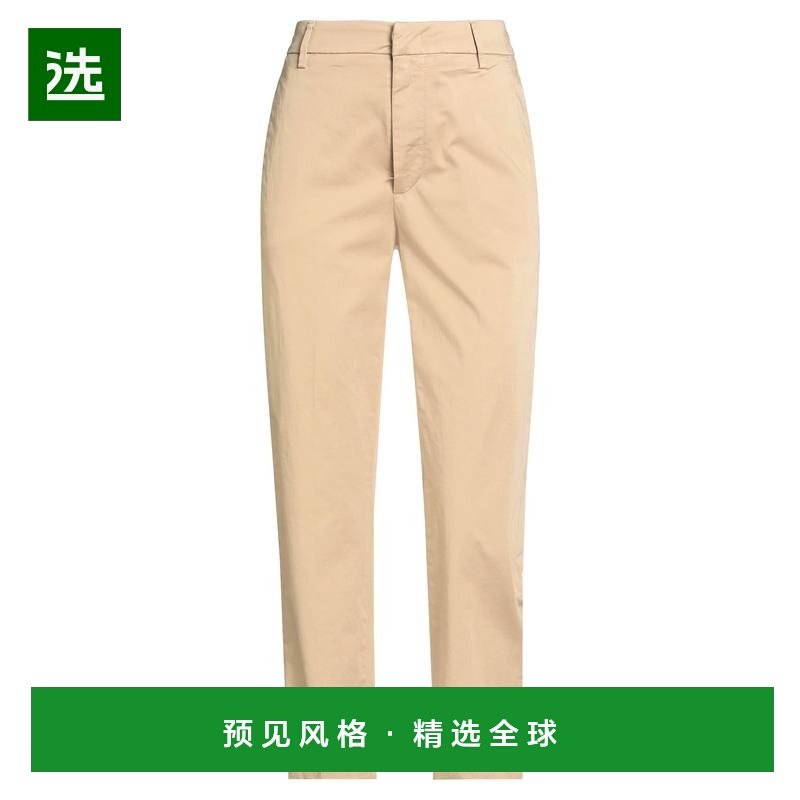 1h可退 香港直邮Dondup 女士 休闲长裤 beige米色 舒适时尚,女装/女士精品,休闲裤,淘宝优惠券,粉丝福利购,淘宝优惠卷