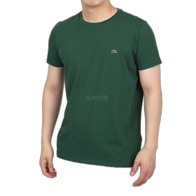 韩国直邮Lacoste TH6709-132 短袖圆领比马棉T恤 男女通用 运动休