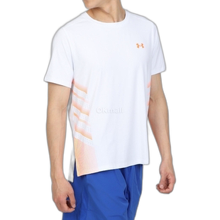 韩国直邮UNDER ARMOUR UA ISO-CHILL 激光加热不锈钢短袖运动上衣