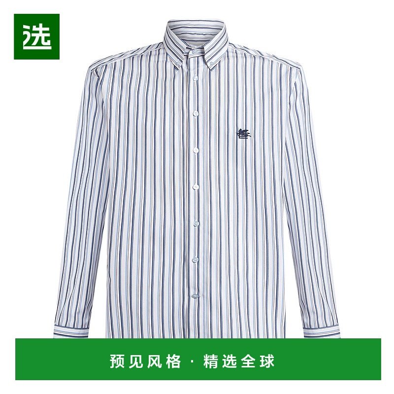 1h可退 欧洲直邮etro/艾绰 男士衬衫 MRIB000499TR548S8453
