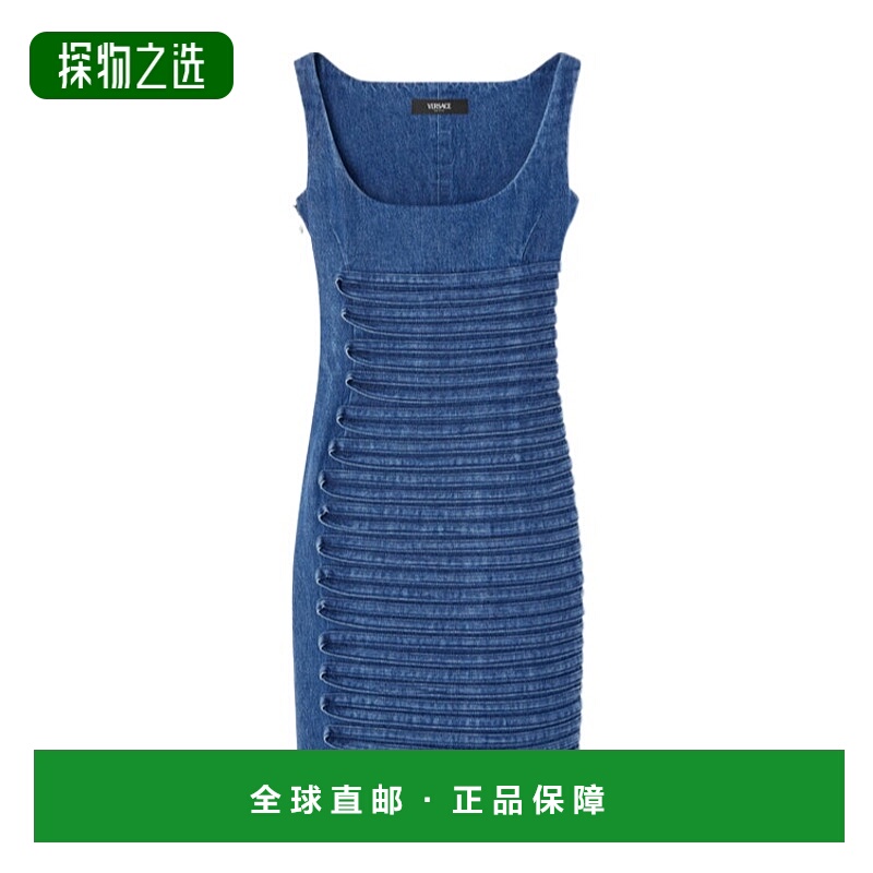 香港直邮Versace 无袖连衣裙 10186751A13346包臀裙