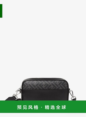 1h可退 欧洲直邮FENDI（2025）Camera Squared FF 包 - 黑色皮革