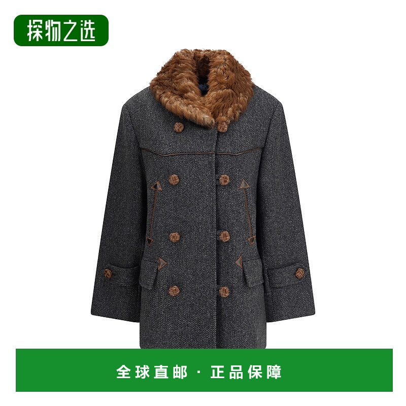 香港直邮Prada 普拉达 女士 P653SPSOOO17VQF0308 大衣 P653SPSOO