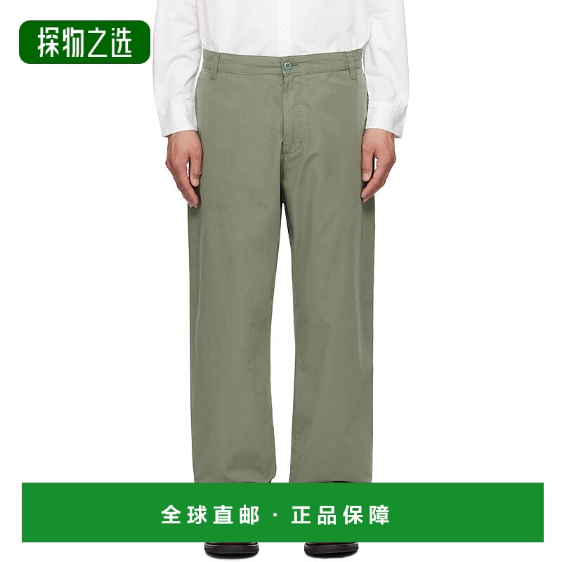 1h可退 香港直邮CARHARTT WIP 男士 绿色 Calder 长裤 I033128