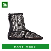 女鞋 香港直邮Alaia AA3A052TK007 镂空平底鞋 单鞋 Fishnet High