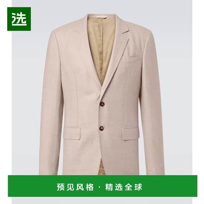 香港直邮Gabriela Hearst 男士 Irving 羊毛羊绒法兰绒西装外套