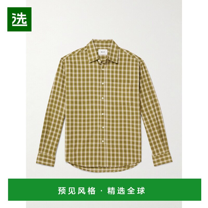 1h可退 香港直邮Nn07 男士 Deon 5465 有机棉质法兰绒衬衫 246546