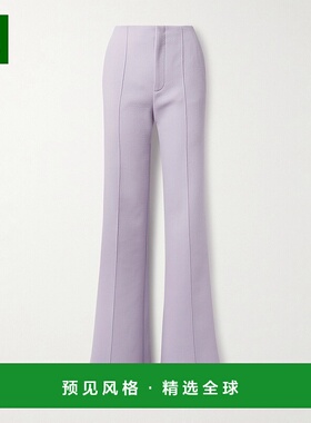 1h可退 香港直邮Chloe 蔻依 女士 羊毛绉喇叭长裤 CH25WPA10066