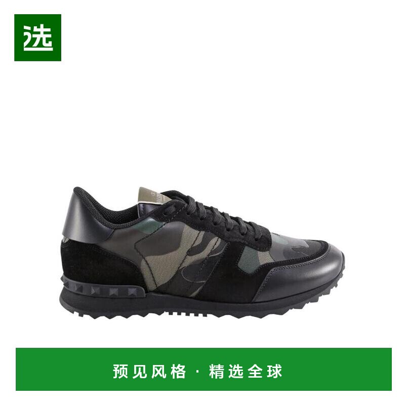 【99新未使用】香港直邮Valentino 迷彩铆钉运动鞋 XY2S0723TCC