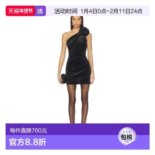 1h可退 香港直邮Yumi Kim 女士 Bardot 天鹅绒连衣裙 DR22571