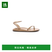 香港直邮The 舒适时尚 Row Hugh 1h可退 brown棕色 女士 皮质凉鞋