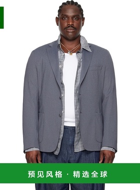 1h可退 香港直邮BOSS 波士 男士 灰色 Performance 西装外套 5053