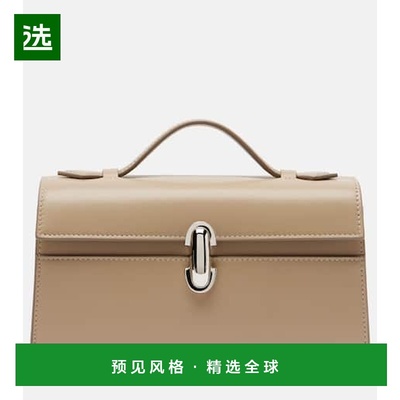 1h可退 香港直邮SAVETTE 女士 Symmetry 皮革手提包 beige米色 舒